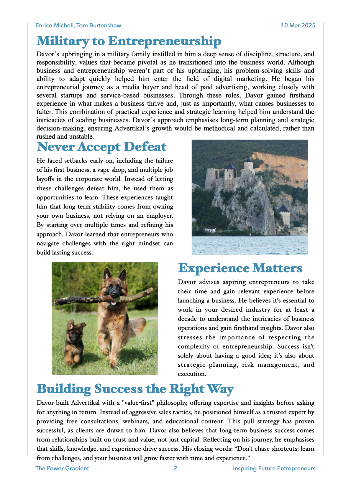 Page 2 of The Power Gradient - Week 16